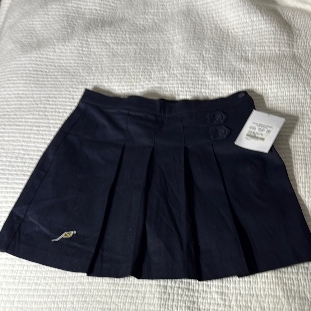 Uniform Franklin academy Navy Blue Pleated Skirt size junior 9/10
